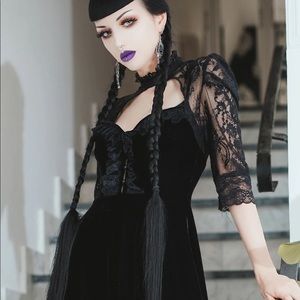 Killstar Violet Lace Dress